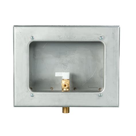 stainless steel ice maker outlet box|recessed ice maker box.